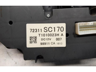 Блок управления климат-контролем 72311SC170, 98911CA1613   Subaru Forester SH