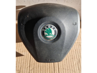 Подушка безопасности водителя 5J0880201E3X1, 001TW00509B1 Skoda Fabia Mk2 (5J)