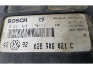 Řídící jednotka 028906021C, 0281001170 Volkswagen Golf III 1994