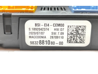 Pojistková skříňka 9832881080, 1892042374 Peugeot 208 2020