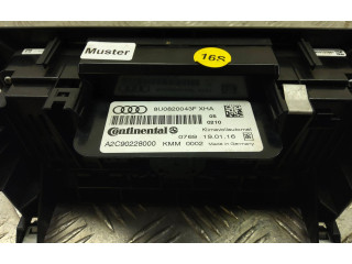 Блок управления климат-контролем 8U0820043F, A2C90228000   Audi Q3 8U