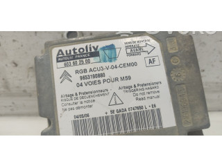 Блок подушек безопасности 9653190880, 603602500 Citroen Berlingo