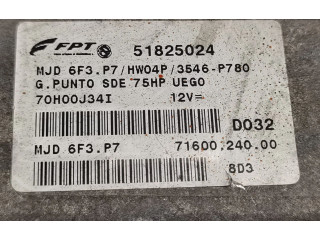 Řídící jednotka 51825024 Fiat Punto Evo 2008