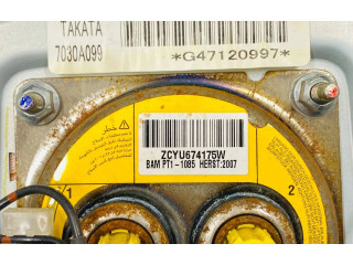 Подушка безопасности водителя ZCYU674175W, 7030A099 Mitsubishi Pajero