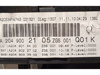 Панель приборов A2049002105, A2C53414742   Mercedes-Benz GLK (X204)       