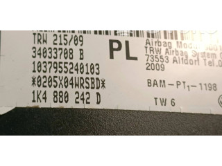 Подушка безопасности в сиденье 1K4880242D, 34033708B Skoda Octavia Mk2 (1Z)