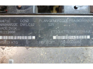 Блок управления двигателем Блок управления 9640900080, 963958768   Peugeot 306