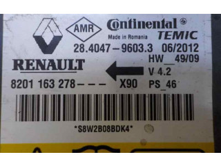 Блок управления надувных подушек 8201163278, 8201163278   Dacia Logan II