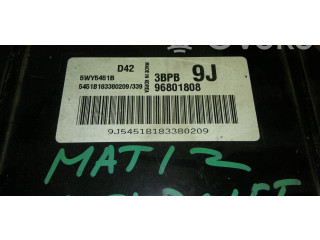 Блок управления двигателя 5WY5451B, 96801808   Chevrolet Matiz