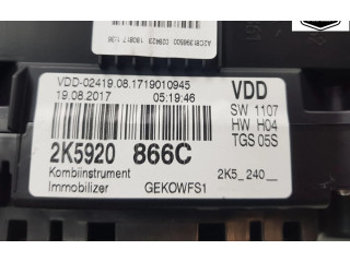 Панель приборов 2K5920866C, 2K5920866C Volkswagen Caddy