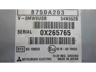Блок управления 8750A203, OX265765 Mitsubishi Lancer X