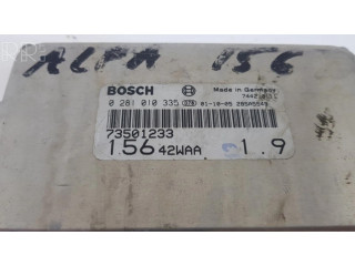 Řídící jednotka 0281010335, 73501233   Alfa Romeo 156 2003