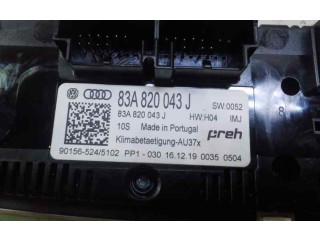 Блок управления климат-контролем 83A820043JIMJ, 83A820043J Audi A1