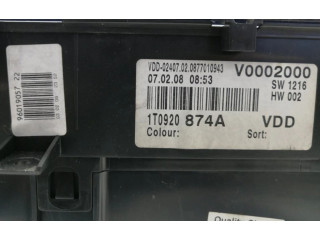 Панель приборов 1T0920874A   Volkswagen Touran I       