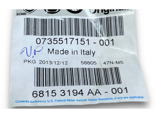 Řídící jednotka 735517151 Fiat Punto Evo 2001