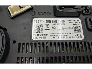 Панель приборов 4K0920790FZ, 0263749209   Audi A6 S6 C8 4K       
