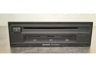 Радио/ проигрыватель CD/DVD / навигация 565035021B Skoda Superb B8 (3V)