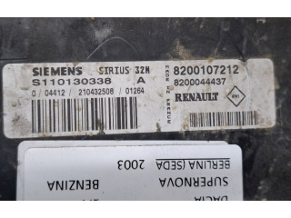 Блок управления двигателя 8200107212, DAC91268 Dacia Logan I