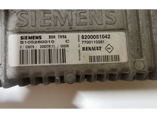 Блок управления двигателя 7700110258, HOM7700108814   Renault Clio II