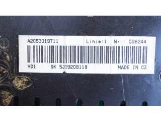 Geschwindigkeitsmesser Cockpit 5J0920811B   Skoda Fabia Mk2 (5J)       