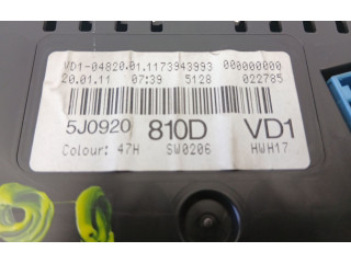 Панель приборов 5J0920810D Skoda Fabia Mk2 (5J)
