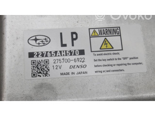 Блок управления двигателя 22765AH570, 2757006922   Subaru Forester SJ