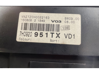 Přístrojová deska  Volkswagen Transporter - Caravelle T5 2003 7H0920951TX, 15080821549  