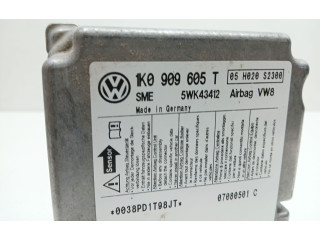 Блок подушек безопасности 1K0909605T   Skoda Octavia Mk2 (1Z)