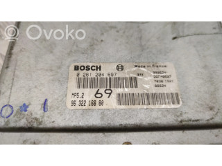 Блок управления двигателя 9632216680, 0261204697 Citroen Xantia