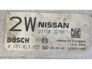 Řídící jednotka 0281013855, 0281013855 Nissan Qashqai 2008