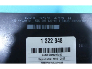 Блок комфорта 6Q0959433H, IMPRK1322948 Skoda Fabia Mk1 (6Y)