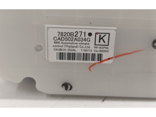 Блок управления климат-контролем 7820B271 Mitsubishi L200