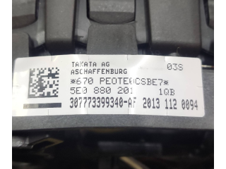 Подушка безопасности водителя 5E0880201, 5J1880202 Skoda Fabia Mk2 (5J)