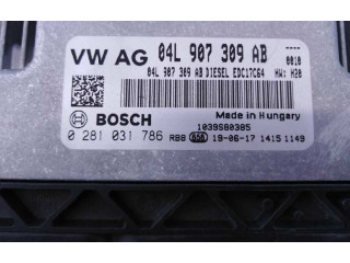 Блок управления двигателя 04L907309AB, 0281031786 Volkswagen Caddy