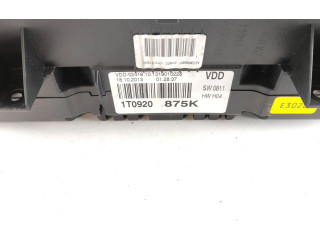 Панель приборов 1T0920875K, 18102013 Volkswagen Touran II