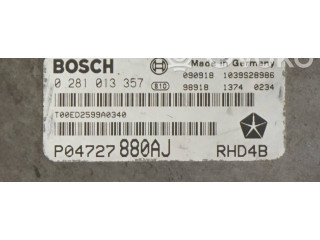 Řídící jednotka P04727880AJ, 0281013357 Chrysler Voyager 2011