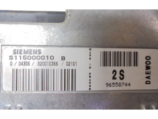 Блок управления двигателем Блок управления 96558744, 96558744   Chevrolet Matiz