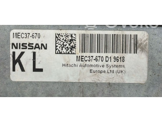 Řídící jednotka MEC37-670, MEC37-670 Nissan Note (E11) 2009