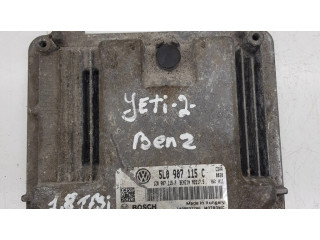 Блок управления двигателя 5L0907115C, 0261S05744 Skoda Yeti (5L)