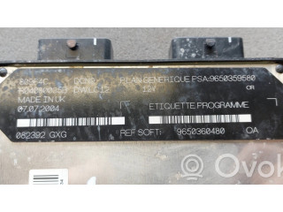 Řídící jednotka 9650359580, 9650360480 Citroen Berlingo 1998