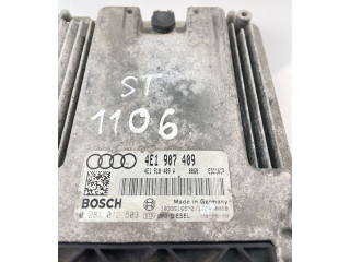 Блок управления двигателем Блок управления 4E1907409, 0281012503   Audi A8 S8 D3 4E