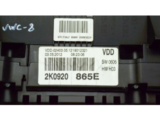 Панель приборов 2K0920865E Volkswagen Caddy