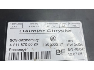 Модуль управления сидением