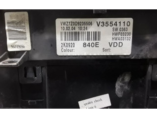 Přístrojová deska  Volkswagen Caddy 2005 2K0920840E  