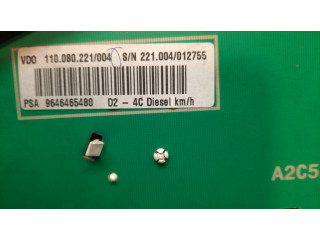 Přístrojová deska Peugeot 407 2005 9646465480, 110080221004