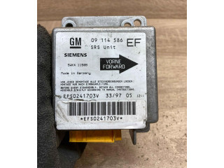 Блок подушек безопасности 09114586, 5WK41150B   Opel Tigra A