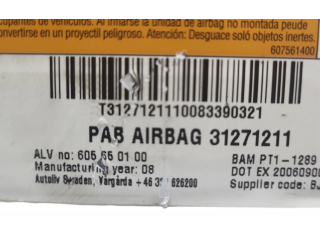 Подушка безопасности пассажира 606452900, 31271211 Volvo V70