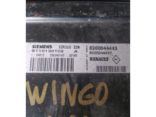 Блок управления двигателя S110130102A, 8200044443   Renault Twingo I
