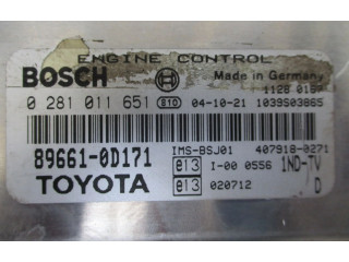 Řídící jednotka Toyota Yaris Verso 2005