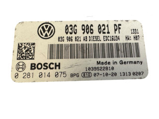 Řídící jednotka 03G906021PF, 03G906021AB Volkswagen Caddy 2009